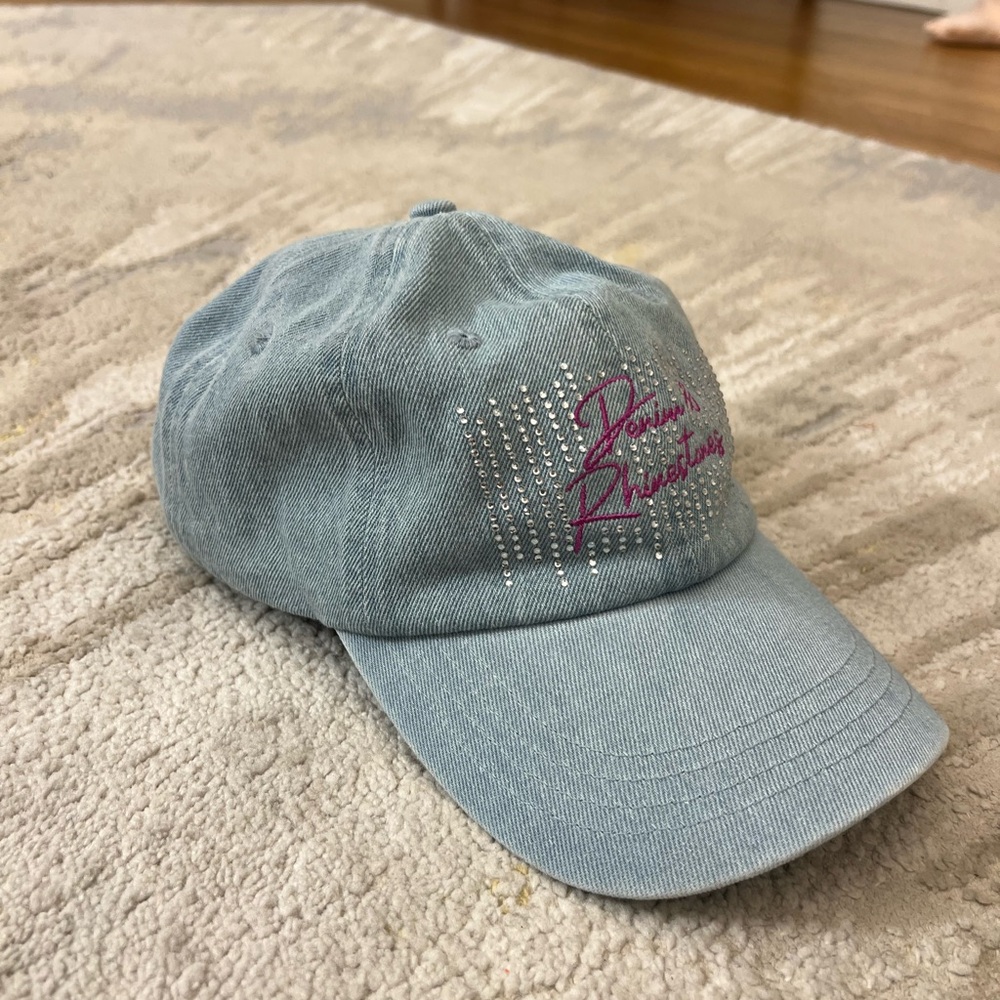 Denim & Rhinestones Hat - Picture 2 of 4